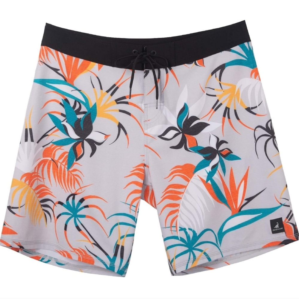 SURF CUZ Men's Beach Short 4-Way Stretch